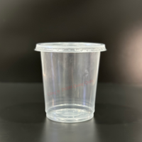 Vente en gros bon marché de gobelets à café jetables transparents en plastique PP,PE imprimés avec logo, gobelets en plastique pour boissons froides fabriqués au Vietnam