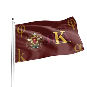 Флаг-баннер Pi Kappa Alpha SigEp с буквой США 3 'x 5'