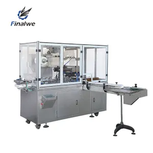 Finalwe Box Wrapping Machine Automatic Tea Bag Cellophane Packaging Machine Perfume Box Cellophane Film Overwrapping Machine