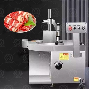 QDMECH Trancheuse Automatique Commerciale de Viande Fraîche à Tranches Fines, Structure Robuste pour Boucherie et Restaurant - Product Image 3