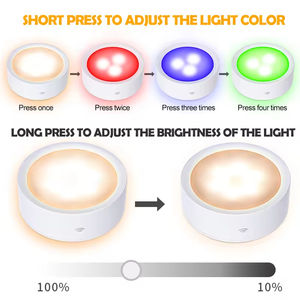 New Mini LED Multicolored Remote Control AAA Battery Night <b>Light</b> <b>for</b> Wardrobe and Bedroom - Product Image 4