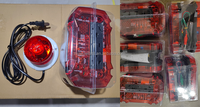 Dispositif d'alarme antivol MIR K9 rouge avec prise américaine, personnalisable pour les machines d'arcade et de jeux de compétences, prise en charge des langues anglaise et chinoise
