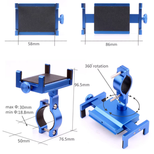 <span class=keywords><strong>Support</strong></span> de téléphone <span class=keywords><strong>pour</strong></span> vélo en aluminium rotatif à 360 degrés, pince de montage <span class=keywords><strong>pour</strong></span> iPhone, <span class=keywords><strong>pour</strong></span> smartphone Huawei, guidon de vélo, clip GPS <span class=keywords><strong>pour</strong></span> Xiaomi - Product Image 4