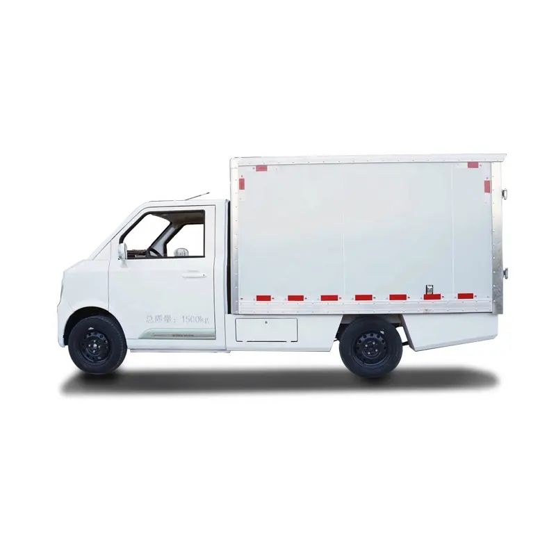 Consegna elettrica camion chilometraggio 160km piccola scatola personalizzata EV camion 2 posti camion elettrico furgone elettrico veicoli elettrici