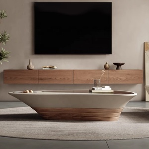 Bàn trà phòng khách thiết kế tối giản sáng tạo Abyss, phù hợp với căn hộ nhỏ, mang phong cách nghệ thuật, mã sản phẩm LD-B606 - Product Image 3