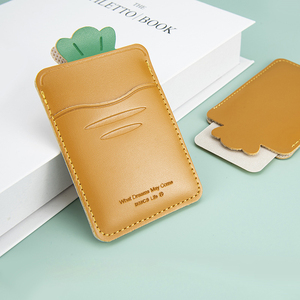 Cao Cấp Da Điện Thoại Chủ Thẻ Stick Trên Ví Cho Iphone Và Android Điện Thoại Di Động Phong Cách Tối Giản Với Không Trượt Lót - Product Image 5
