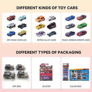 ألعاب LASIVE Track Edition سبيكة سيارة لعبة سيارة سحب الباب الخلفي فتح الرياضة سيارة محاكاة أضواء سن الصوت 3 + - Product Image 4