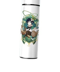Madou Portable Mug <span class=keywords><strong>Arknights</strong></span> Tasse Isolante en Acier Inoxydable 304 Tasse à Vide Sensible à la Chaleur avec Design Mignon - Product Image 1