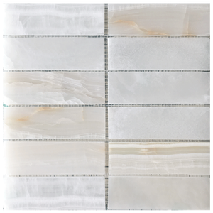 Azulejo de mosaico de ónix blanco, decoración de pared, chapa de mosaico de Jade blanco de Afganistán, mármol Natural, piedra translúcida, arte de baño, tira larga - Product Image 2