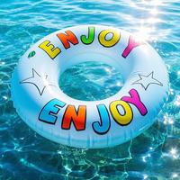 Bouée de piscine gonflable en PVC multi-tailles avec logo personnalisé pour enfants