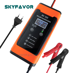 Caricabatterie Rapido Automatico 6V 12V, Caricabatterie Universale 12V 6V 6A per Moto e Auto, per Batterie al Piombo da 12 <span class=keywords><strong>Volt</strong></span> e <span class=keywords><strong>6</strong></span> <span class=keywords><strong>Volt</strong></span> - Product Image 6