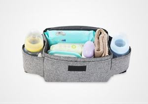 Sac pour fauteuil roulant en tissu imperméable, pochette d'accoudoir de rangement avec porte-gobelet et bande réfléchissante pour la plupart des fauteuils roulants - Product Image 5