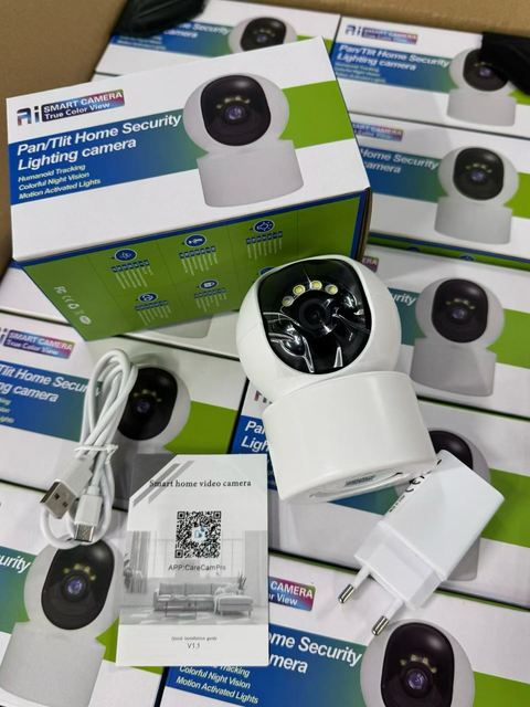 5MP Mini IP Security Camera Indoor Two-Way Audio Baby Monitor 360 Human Tracking Motion Detection Night Vision Network Camera