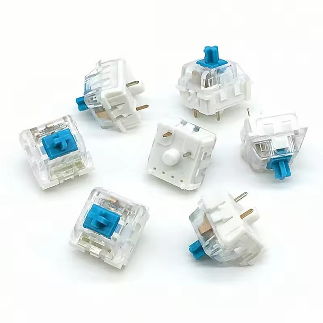 Longhua Traditional Mechanical Keyboard Switch Blue Shaft 50gf Clicky