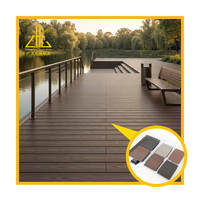 Planches de terrasse en TPE résistantes à l'humidité avec noyau en aluminium, fabricant OEM pour les projets de revêtements de sol résidentiels au Canada