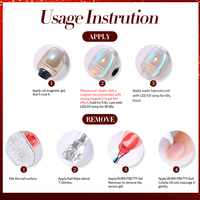 BORN PRETTY PRO OEM Fabricant Tpo Hema Free Red Gel Polish Set 15ml Water Light Winter Cat Eye Gel Varnish for Nail Supply