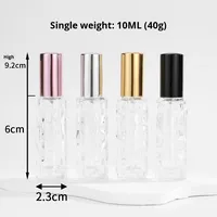 Flacon de parfum en verre de 10 ml, mini flacon de voyage portable, échantillon vide, type à presser, flacon exquis de petite taille