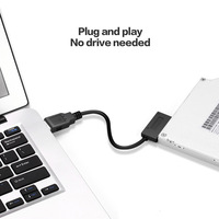USB3.0 to SATA7 + 6pin Copper Core ABS Insulation Easy Drive Line Notebook Optical Drive to SATA Optical Drive to USB