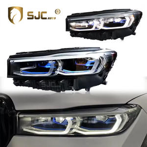 SJC Auto Parts montaje de faros delanteros para <span class=keywords><strong>BMW</strong></span> 7 series G11 G12 <span class=keywords><strong>M7</strong></span> 2016-2018 faros delanteros láser gran oferta lámpara de circulación diurna antiniebla - Product Image 1