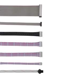 สายริบบิ้น PH/PHB พร้อมขั้วต่อสายไฟ ระยะห่าง 2.0 มม. แบบหัวเดียว หัวคู่ สำหรับการเดินสายแบบขนาน สีแดง ขาว เทา แบบแถว - Product Image 1