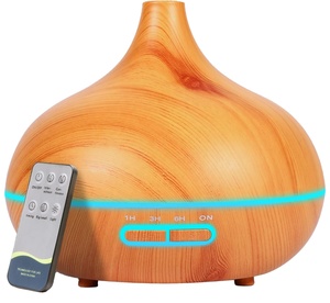 500ml Ultrasonic Cool Mist Air Humidifier <b>LED</b> Light Essential Oil Aroma <b>Diffuser</b> Air Freshener 7 Color Changing 1 Year Warranty - Product Image 2