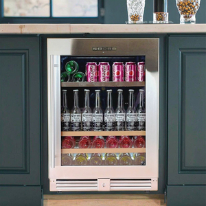 Mini-bar en acier inoxydable, réfrigérateur pour bière et vin, pour hôtel et usage domestique, 1,0-1,9 pi³ - Product Image 6
