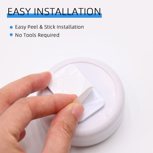 Alarma Inalámbrica Antirrobo para Puertas y Ventanas con Sensor de Vibración, <span class=keywords><strong>Detector</strong></span> de Terremotos para el Hogar - Product Image 4