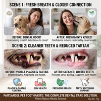 Dentifrice Premium pour Animaux – Haleine Fraîche, Contrôle de la Plaque et du Tartre – Formule Scientifique pour Chiens et Chats – Soins Dentaires – Marque Privée