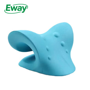 Perangkat traksi leher serviks pereda nyeri efektif dan perenggang bantal pijat dengan titik pijat kunci produk pijat - Product Image 1