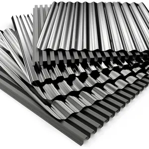 High Strength zinc coated iron metal corrugated steel roofing sheet color coated corrugated roofing sheet for building