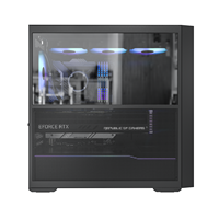 Boîtier de PC de jeu personnalisé de taille moyenne avec carte mère EATX, nouveau design, en matériau SPCC
