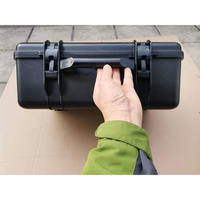 Boîtier en plastique ABS, étui rigide antichoc, étui étanche pour outils, équipement, transport routier et aérien avec mousse personnalisée