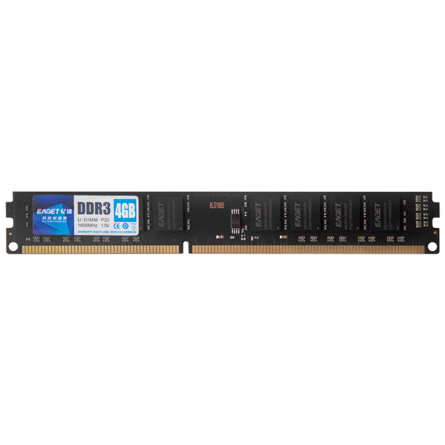 Eaget High Quality Ddr 3 Bulk Used Memoria DDR3 1600 MHz 4G 8G Memory RAMS Sticks 8GB Computer RAM