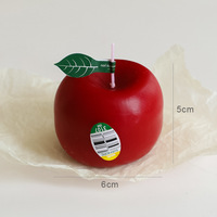 Neues Design Handgefertigte Paraffin-Wachs-Kunstkerzen mit Eigenem Logo - Fruchtförmige Duftkerzen für Heimdekoration & Großhandel