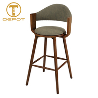 Meilleure qualité rétro chaise en bois chaise longue bois café chaise en bois pour café