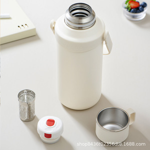 Stainless Steel Insulated <b>Bottle</b> 316L 24H Thermal For Outdoor Camping All People Straight Cup Design - Product Image 2