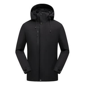 Giacca Sportiva Tre-in-Uno 2025 per Uomo e Donna, Impermeabile, Traspirante, Resistente all'Usura, Personalizzabile, con Cappuccio e Maniche Lunghe Staccabili in Lana/Seta - Product Image 2