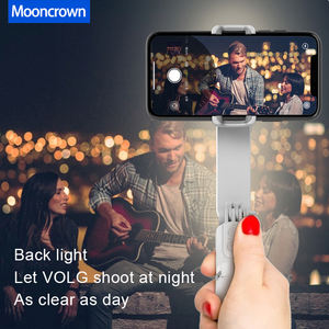 Cardán giratorio de mano <span class=keywords><strong>L09</strong></span>, <span class=keywords><strong>estabilizador</strong></span> de vídeo para teléfono con luz Led, palo de Selfie inalámbrico, trípode, novedad de 2022 - Product Image 4