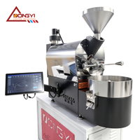 Torréfacteur à café commercial REEKSS 2 kg, 3 kg, 6 kg, machine à torréfier les grains de café entièrement automatique