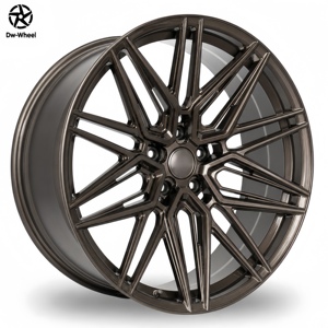 Jantes en alliage d'aluminium forgé DW 18 20 21 22 pouces 5x130 Bronze <span class=keywords><strong>mat</strong></span> à rayons multiples pour <span class=keywords><strong>Mercedes</strong></span> Benz <span class=keywords><strong>Classe</strong></span> <span class=keywords><strong>G</strong></span> G63 G500 W463 - Product Image 4