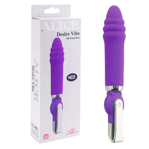 ALICE 20-Función <span class=keywords><strong>Desire</strong></span> Vibrador Potente Multi-Velocidad Silicona Impermeable Bajo Ruido Ligero Masajeador Femenino USB - Product Image 2