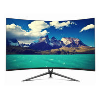 Monitor para videojuegos de 32 pulgadas, pantalla curva LCD para PC, monitores de juegos de escritorio, 1K, 144hz