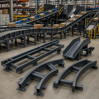 Conjunto de Estructura de Canal para Transportador Directo de Fábrica |   Fabricación de Acero Soldado de Alta Resistencia para el Transporte de Materiales a Granel
