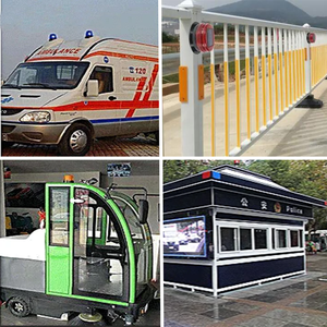 Giao Thông Đường Bộ dấu hiệu giao thông nhấp nháy đèn LED năng lượng mặt trời xe tải cảnh báo ánh sáng - Product Image 6