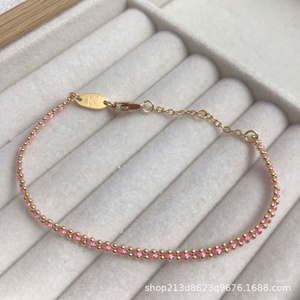 New Titanium Steel Ball Series Do Not Drop Color Rope Single Wear Stack Wear Stainless Steel <b>Bracelet</b> - Product Image 3