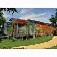 Maison préfabriquée en acier léger à montage facile, maisons en bois préfabriquées, maison familiale