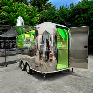 La Chine Mobile Cuisine Bière Bar Kiosque Alimentaire Chariot De Boisson Gelato Traiteur Van Crème Glacée Camion De Nourriture En Acier Inoxydable Remorque Alimentaire - Product Image 4