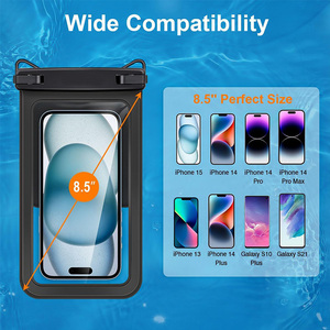 Borsa universale a doppia borsa impermeabile custodia per telefono Touchscreen IPX8 borsa impermeabile per cellulare - Product Image 4