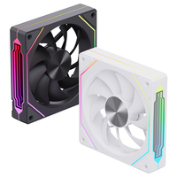 Ventilador AntarcChill de 120 mm ARGB con Aspas Invertidas, PWM, Iluminación RGB Direccionable, Ventilador de Caja de Ordenador con Entrada y Salida de Aire, Disipador de Calor para PC