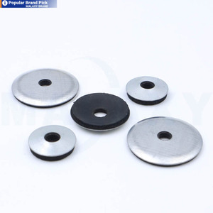 Rondelles plates rondes Malaxy en acier inoxydable avec joint en caoutchouc EPDM, <span class=keywords><strong>rondelle</strong></span> d'étanchéité collée étanche - Product Image 1